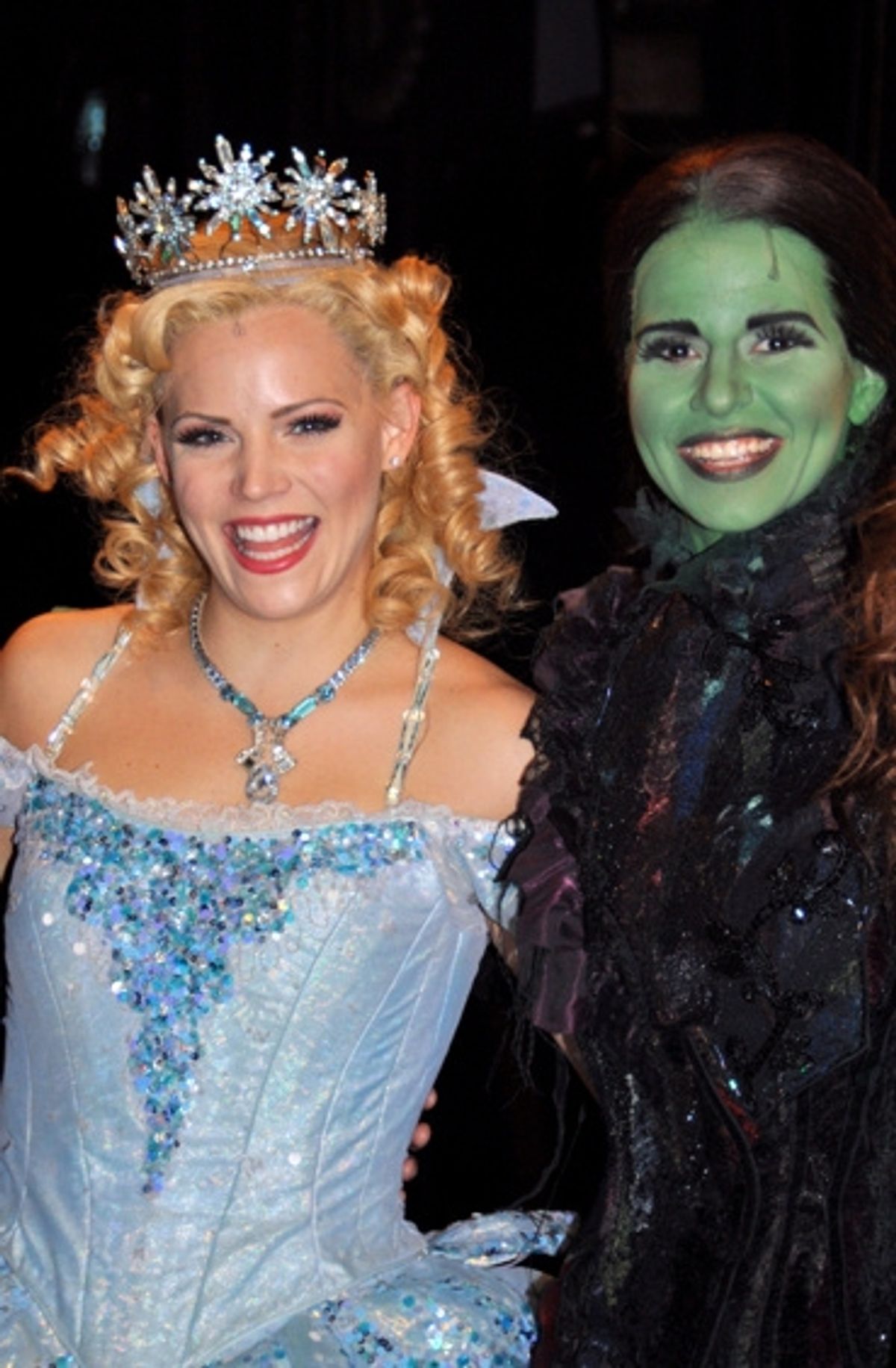 Katie Rose Clarke and Mandy Gonzalez at 