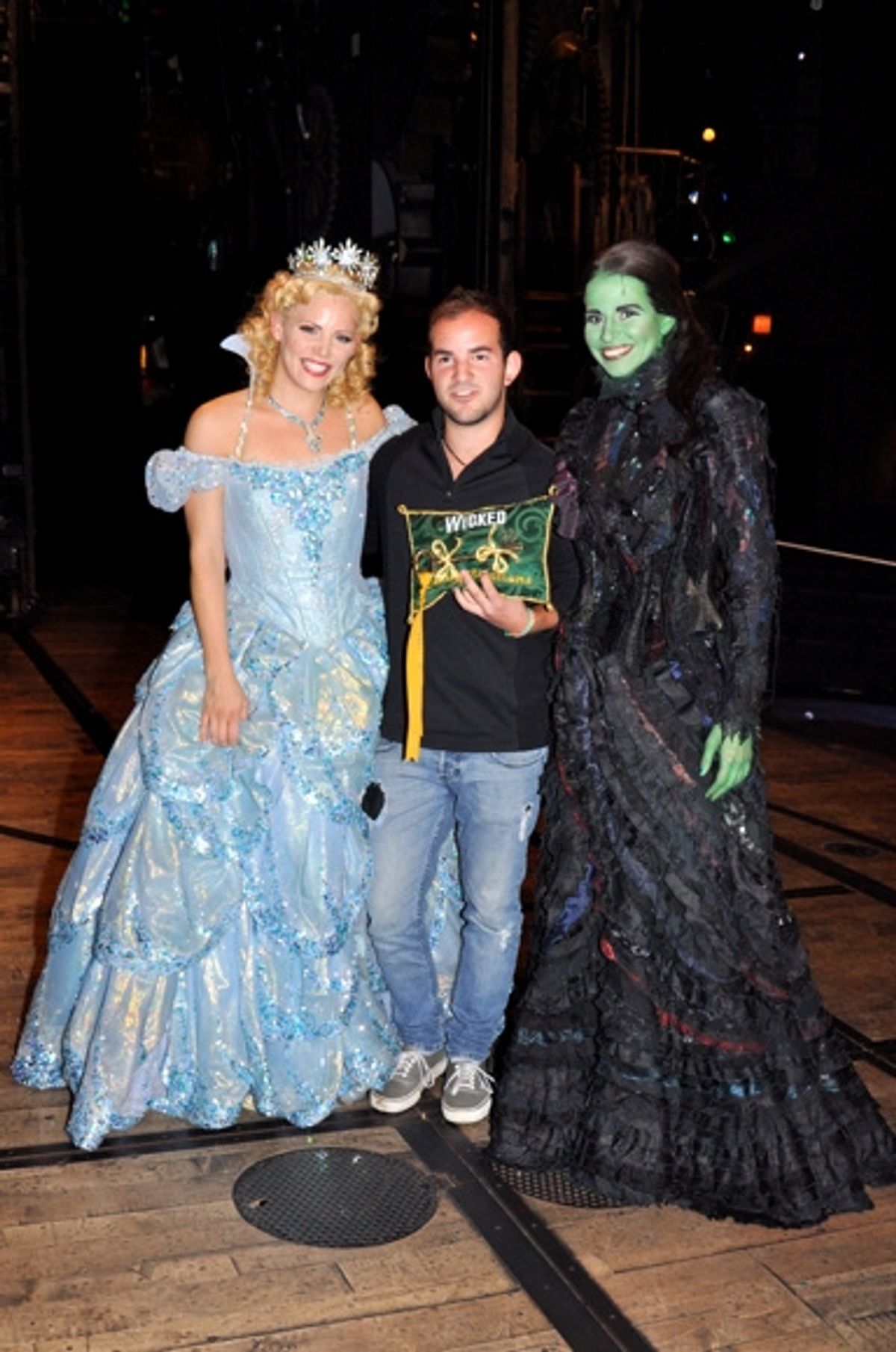 Katie Rose Clarke, Brett Latorre and Mandy Gonzalez at 