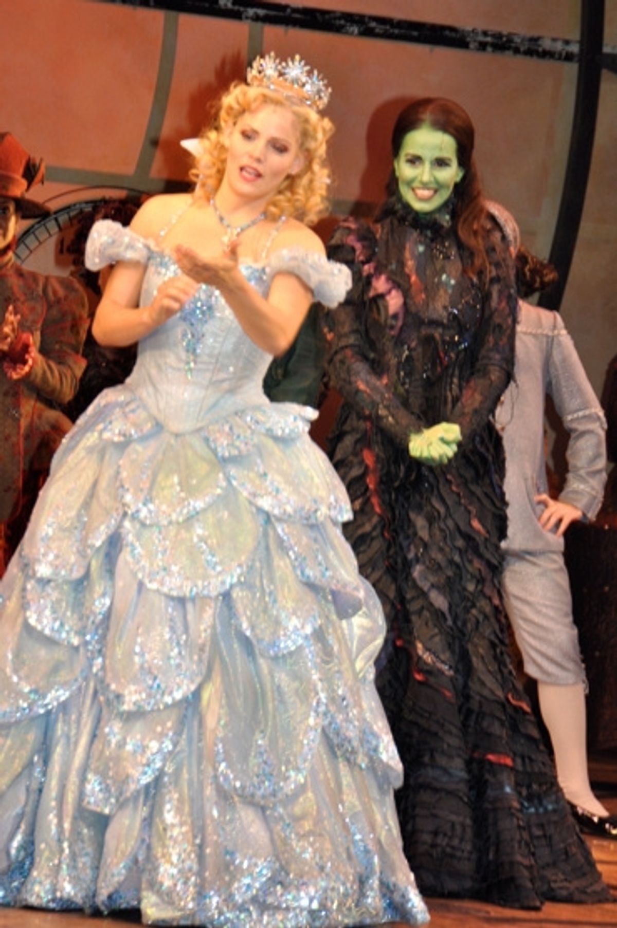 Katie Rose Clarke and Mandy Gonzalez at 