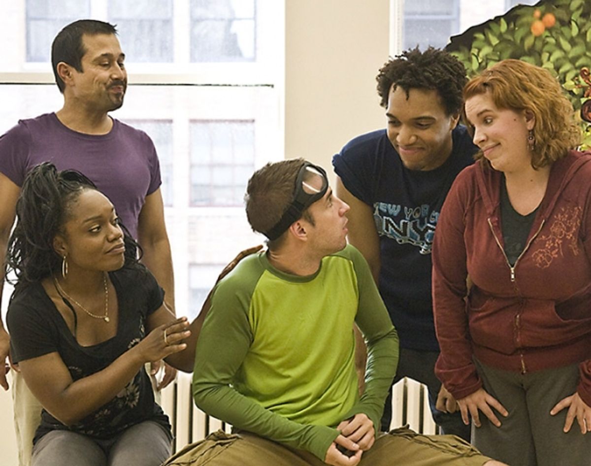 Kenita Miller, Herman Sebek, Jordan Barbour, Kate Pazakis (Center) Curtis Holbrook  at 