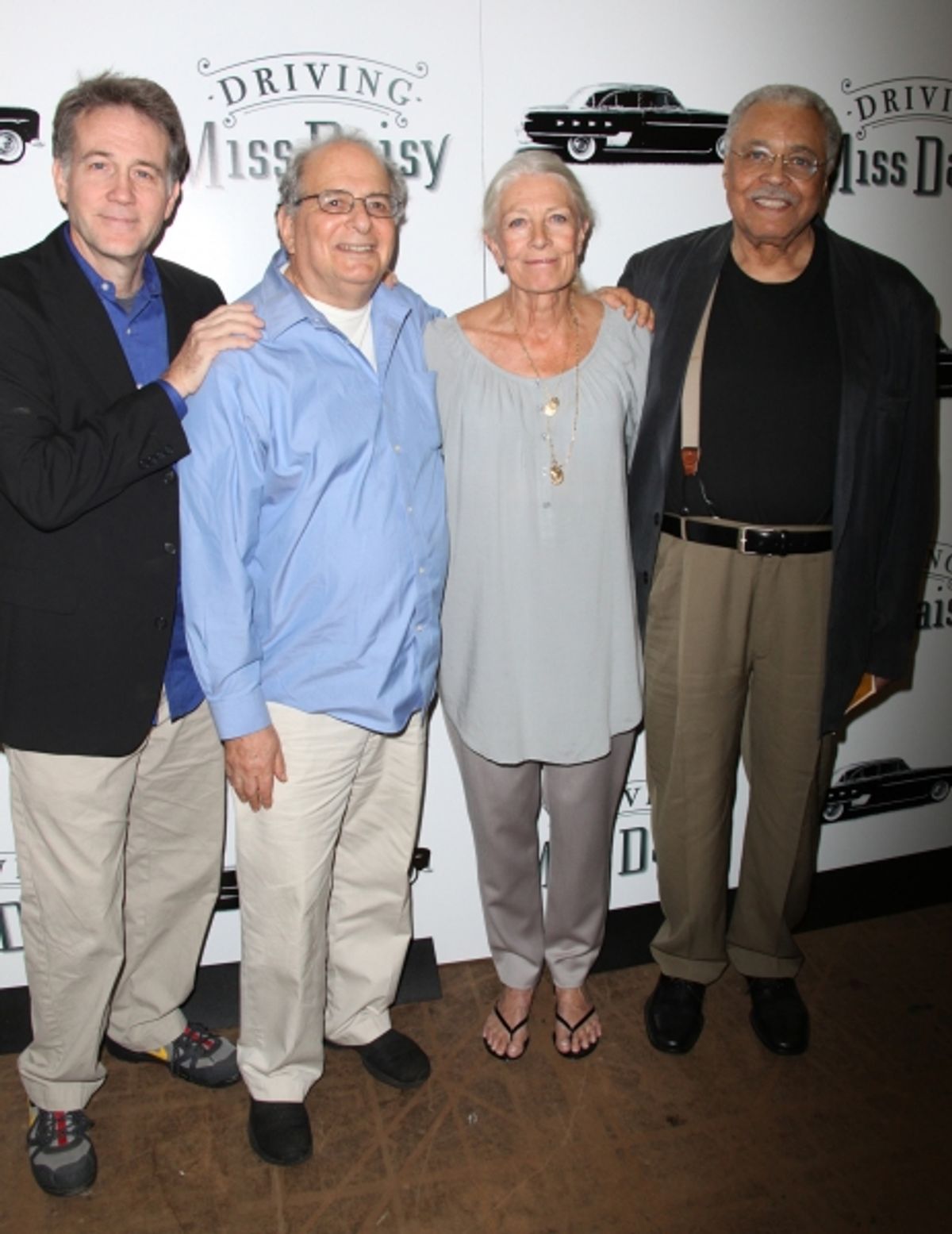 Boyd Gaines, Alfred Uhry, Vanessa Redgrave and James Earl Jones at 