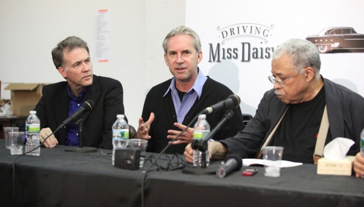 Boyd Gaines, David Esbjornson, and James Earl Jones at 