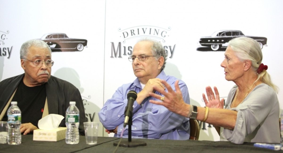 James Earl Jones, Alfred Uhry, and Vanessa Redgrave at 