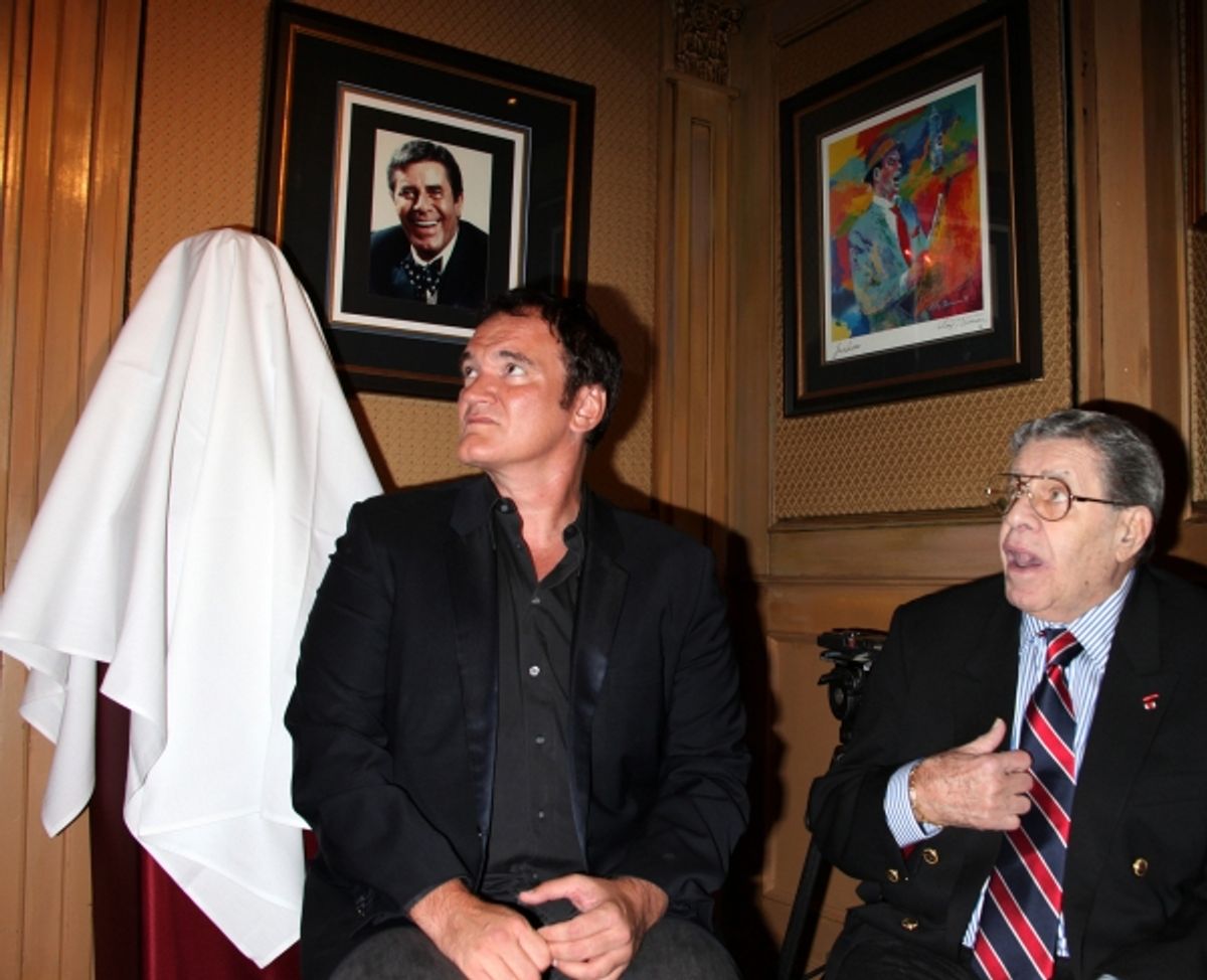 Quentin Tarantino and Jerry Lewis at 
