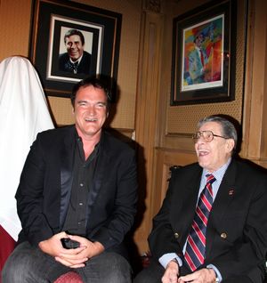 Quentin Tarantino and Jerry Lewis @ BroadwayWorld Quentin Tarantino and Jerry Lewis Photo