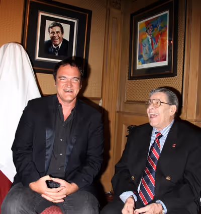 Quentin Tarantino and Jerry Lewis Photo