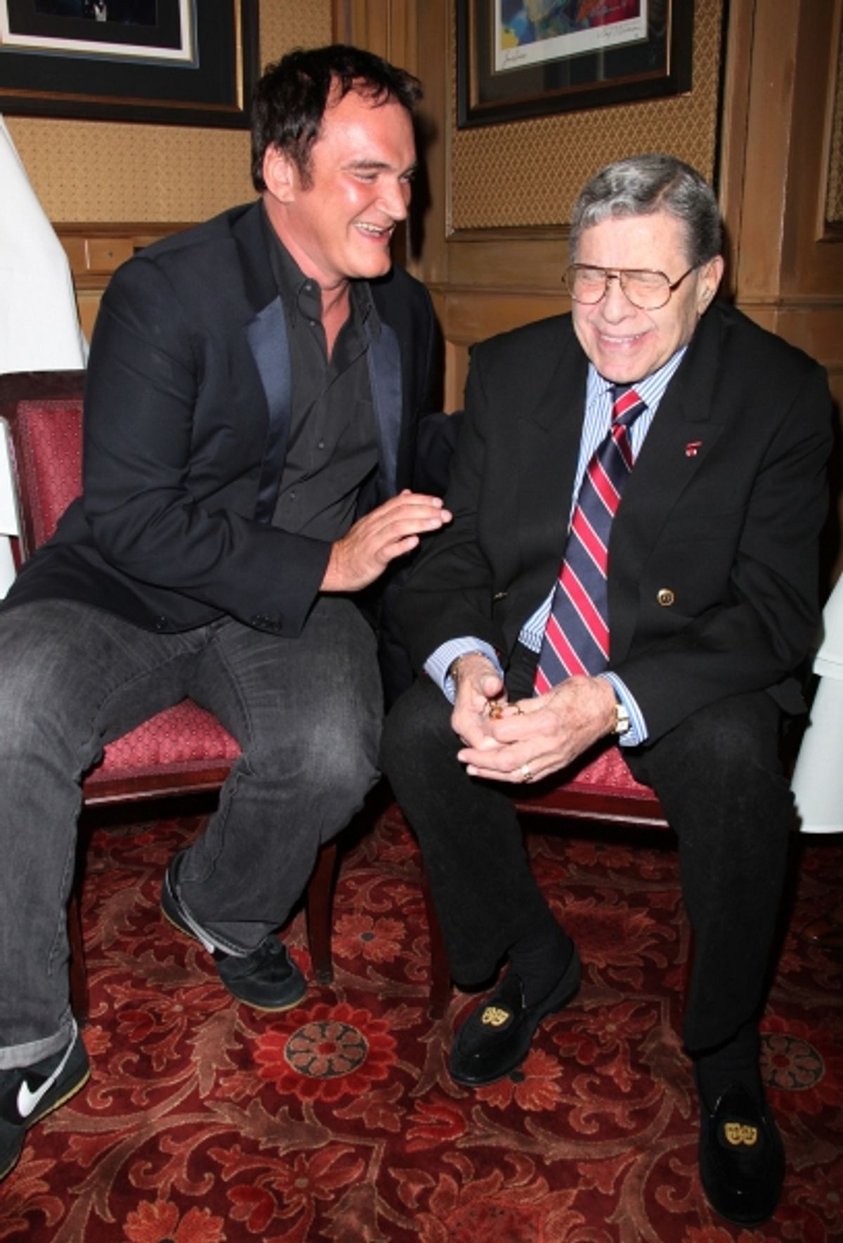 Quentin Tarantino and Jerry Lewis at 