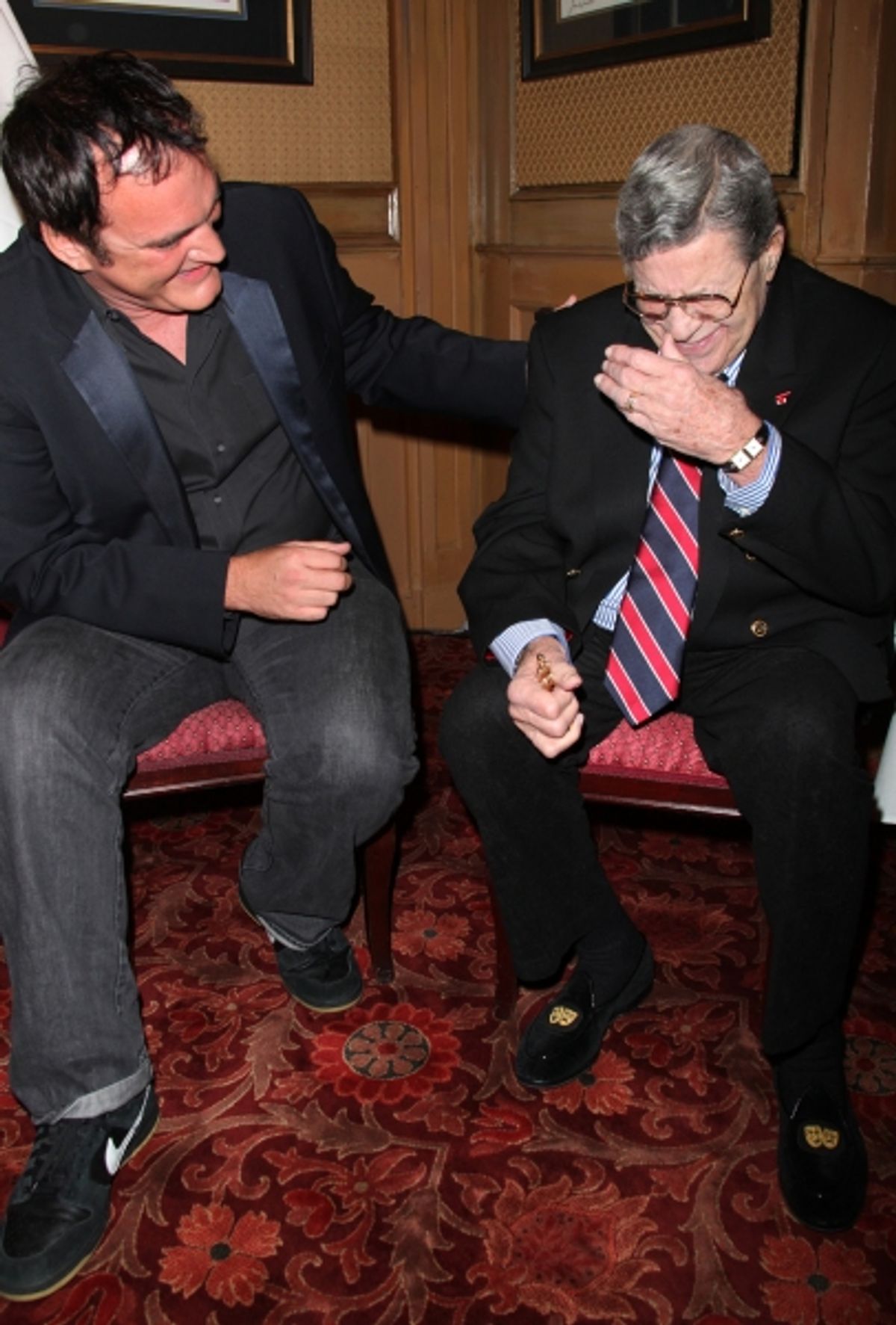 Quentin Tarantino and Jerry Lewis at 