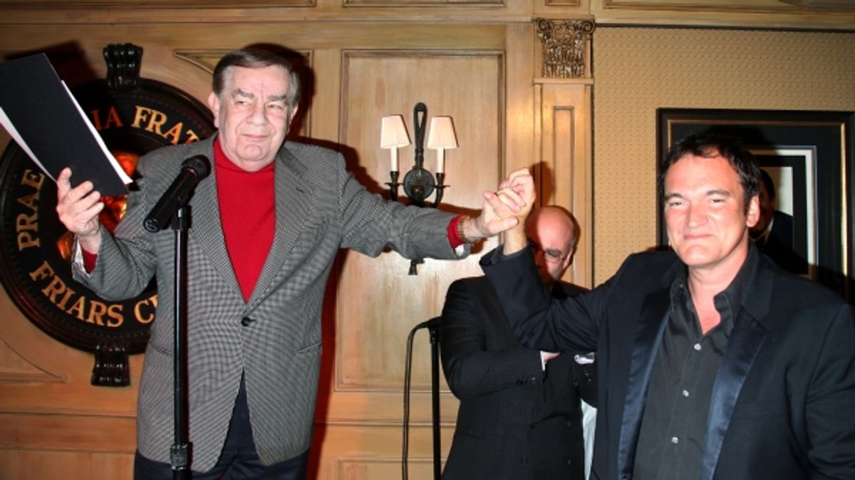 Freddie Roman and Quentin Tarantino at 
