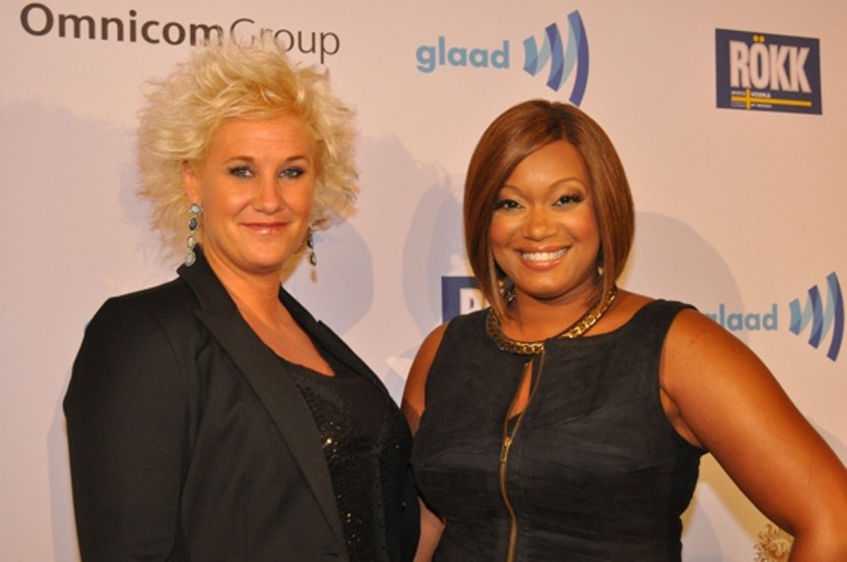 Anne Burrell and Sunny Anderson at 