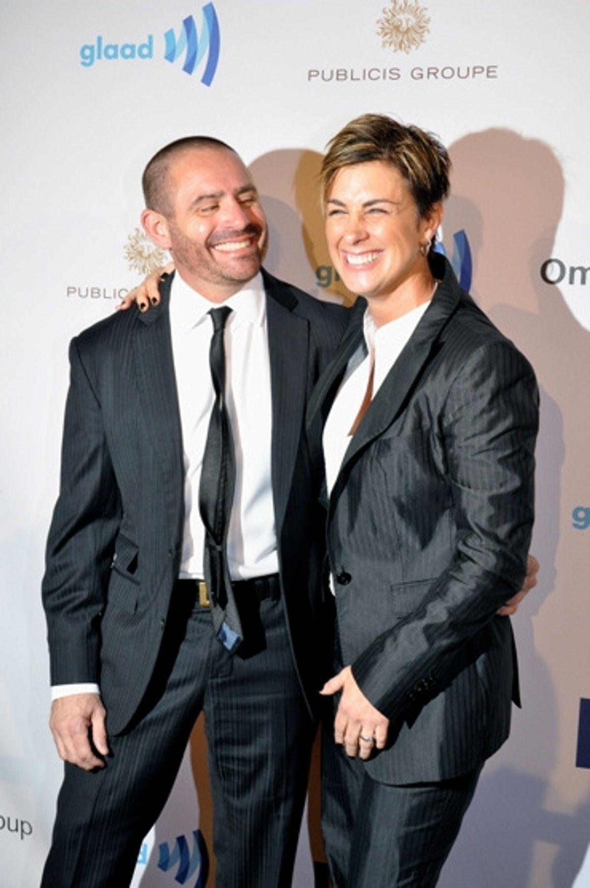 Teddy Fernandes and DJ Tracy Young at 