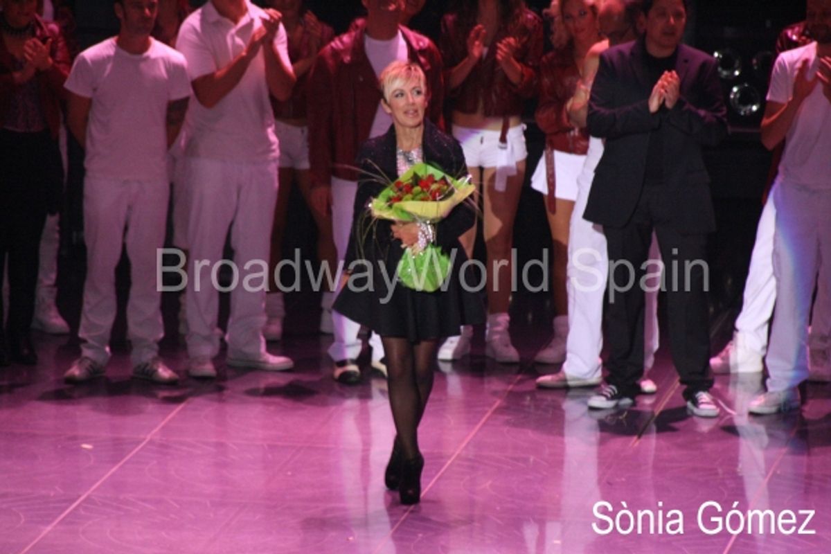 Ana Torroja sube al escenario at 