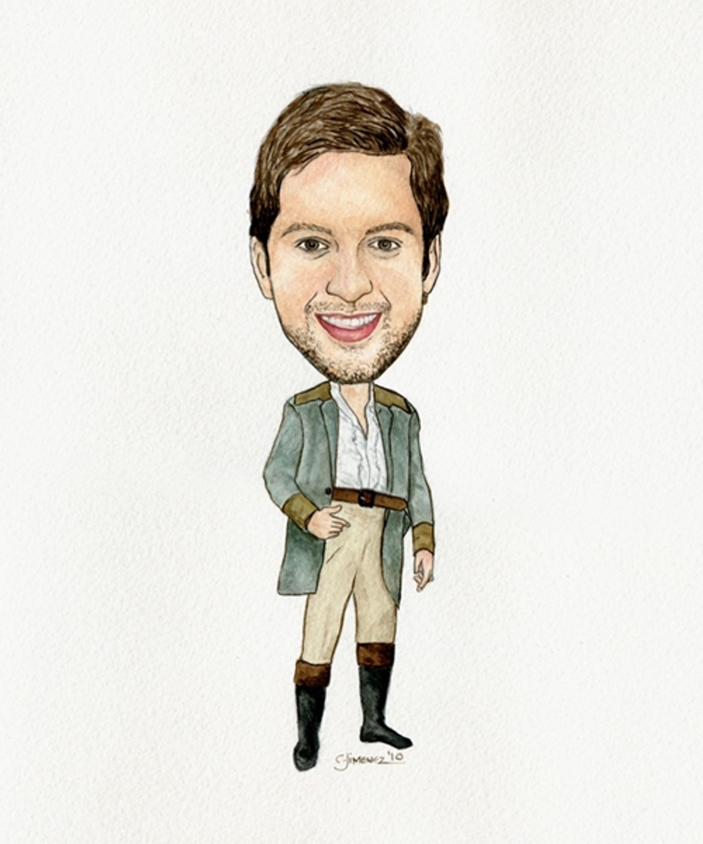 Photo Flash: Christine Jimenez Presents 25th Anniversary LES MIZ Artwork!  Image