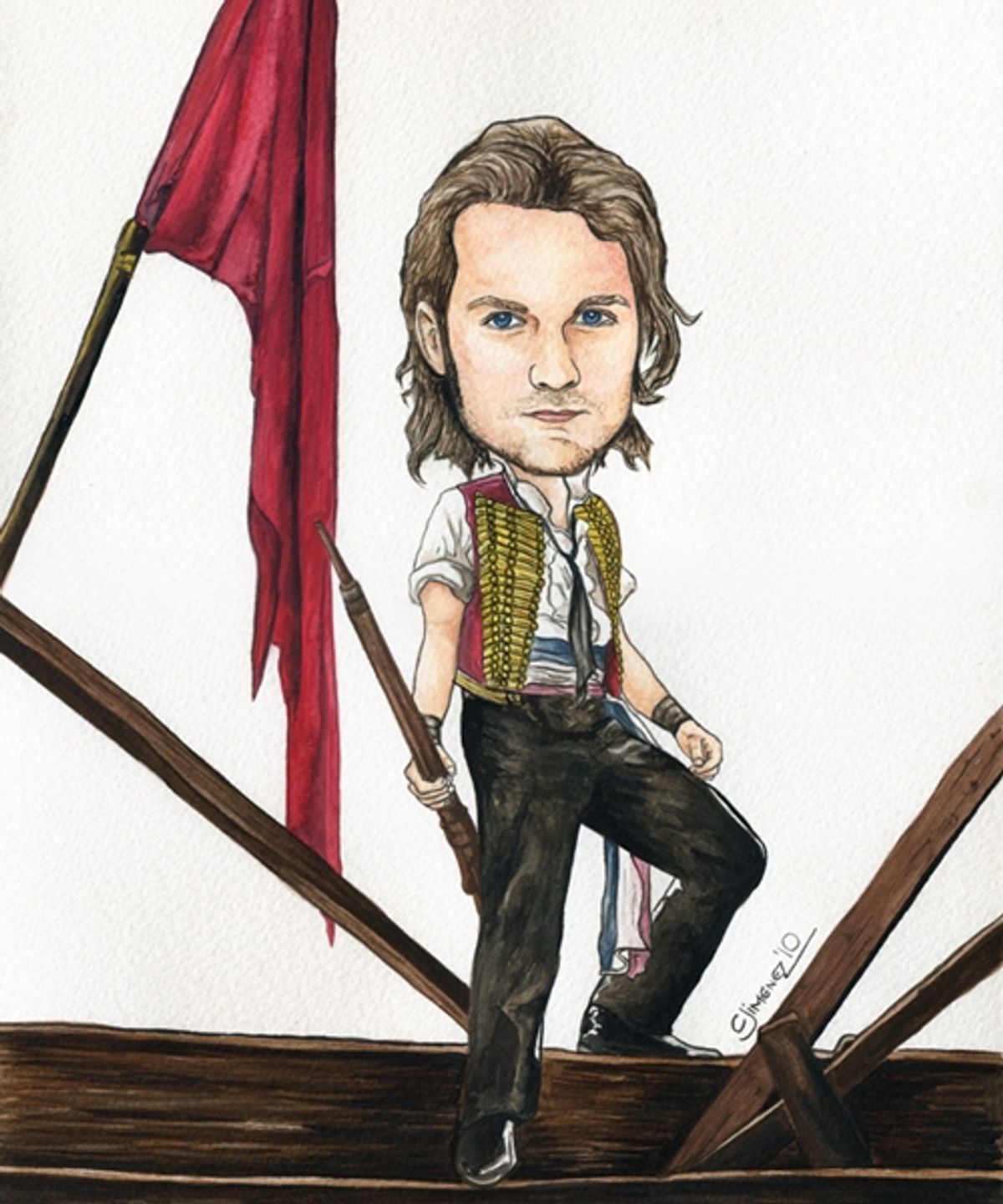 Killian Donnelly - Enjolras (Original Production) and Courfeyrac (O2) at 