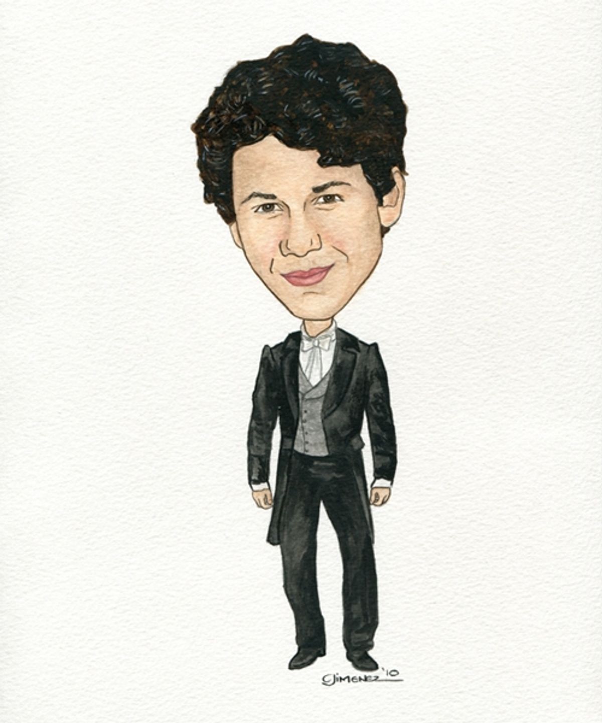 Nick Jonas - Marius (O2 cast) at Christine Jimenez Presents 25th Anniversary LES MIZ Artwork!