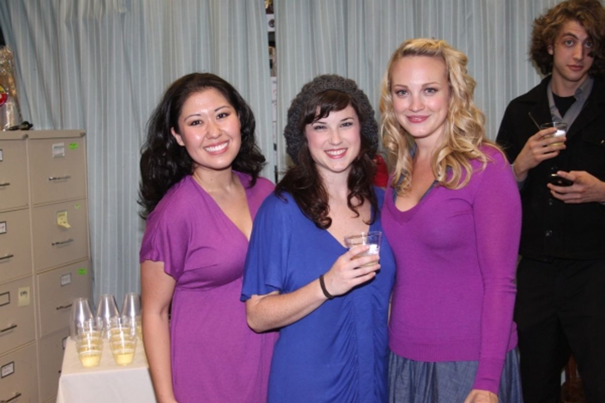 Ruthie Ann Miles, Veronica Kuchn and Brandi Burkhardt at 