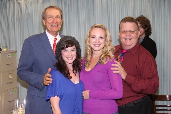 Chairman of the Board W. David McCoy, Veronica Kuehn, Brandi Burkhardt and James Morg Photo