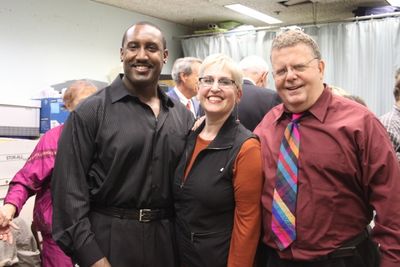 Quentin Earl Darrington, Director Marcia Milgrom Dodge and James Morgan Photo