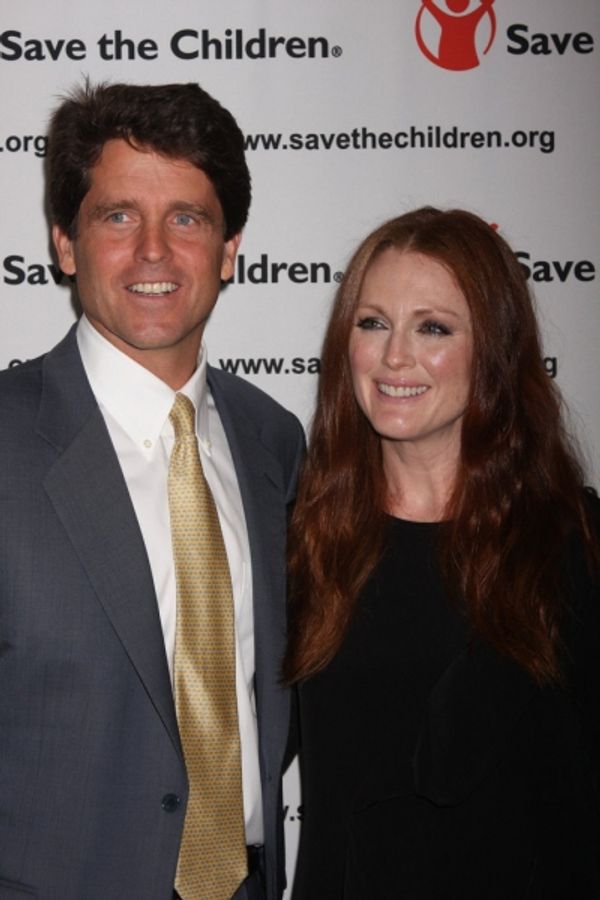 Mark Kennedy Shriver and Julianne Moore Photo