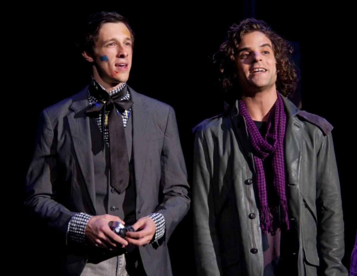 Jason Michael Snow as Edward and Zachary Clause as Toni-O at NYMF Presents POPART: THE MUSICAL