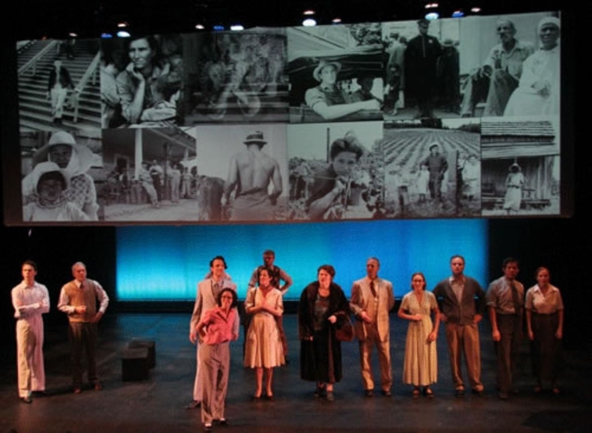 Garrett Long and the cast of Things as They Are at 