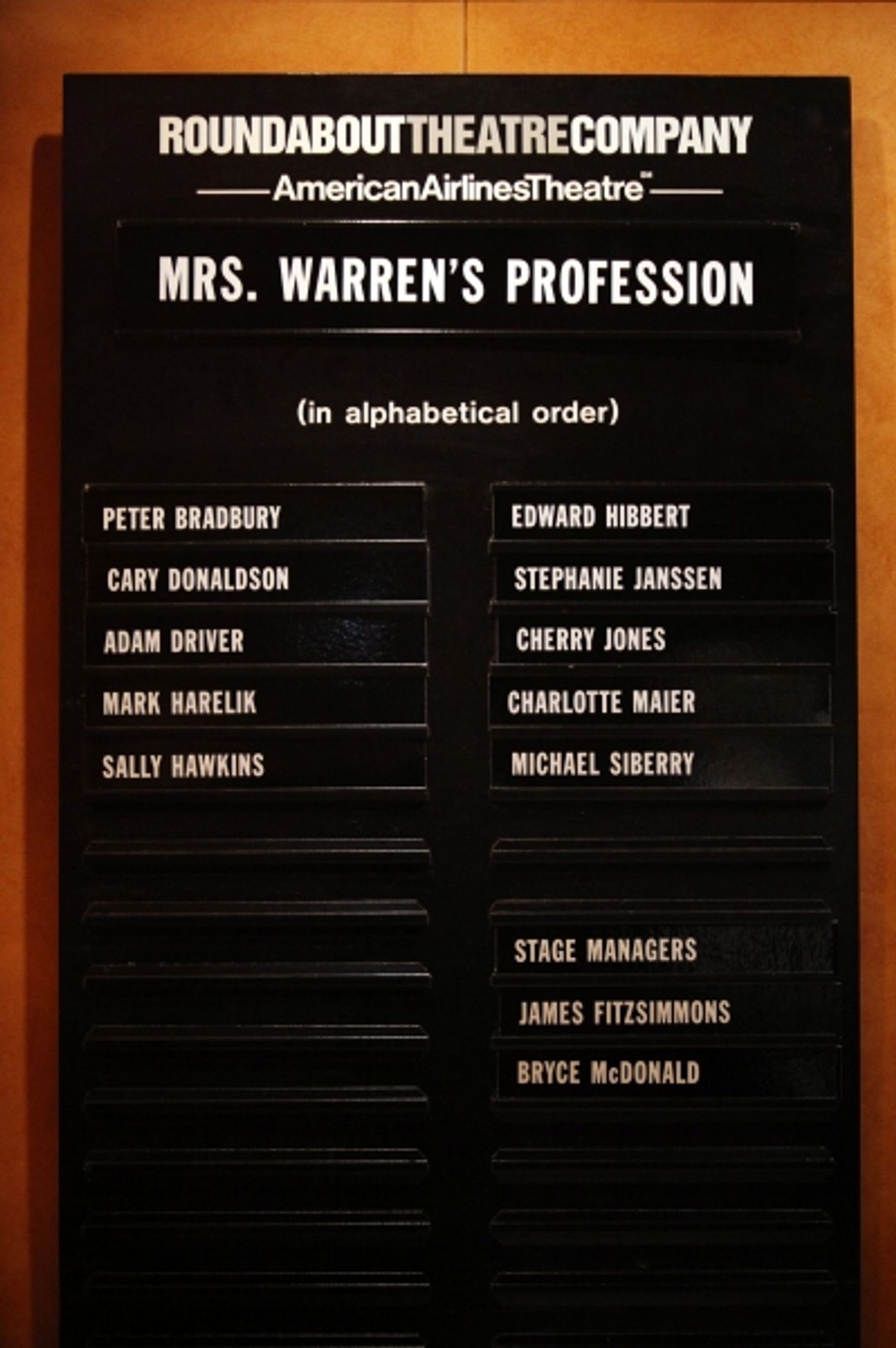 Photo Coverage: MRS. WARREN's PROFESSION Opens on Broadway!  Image