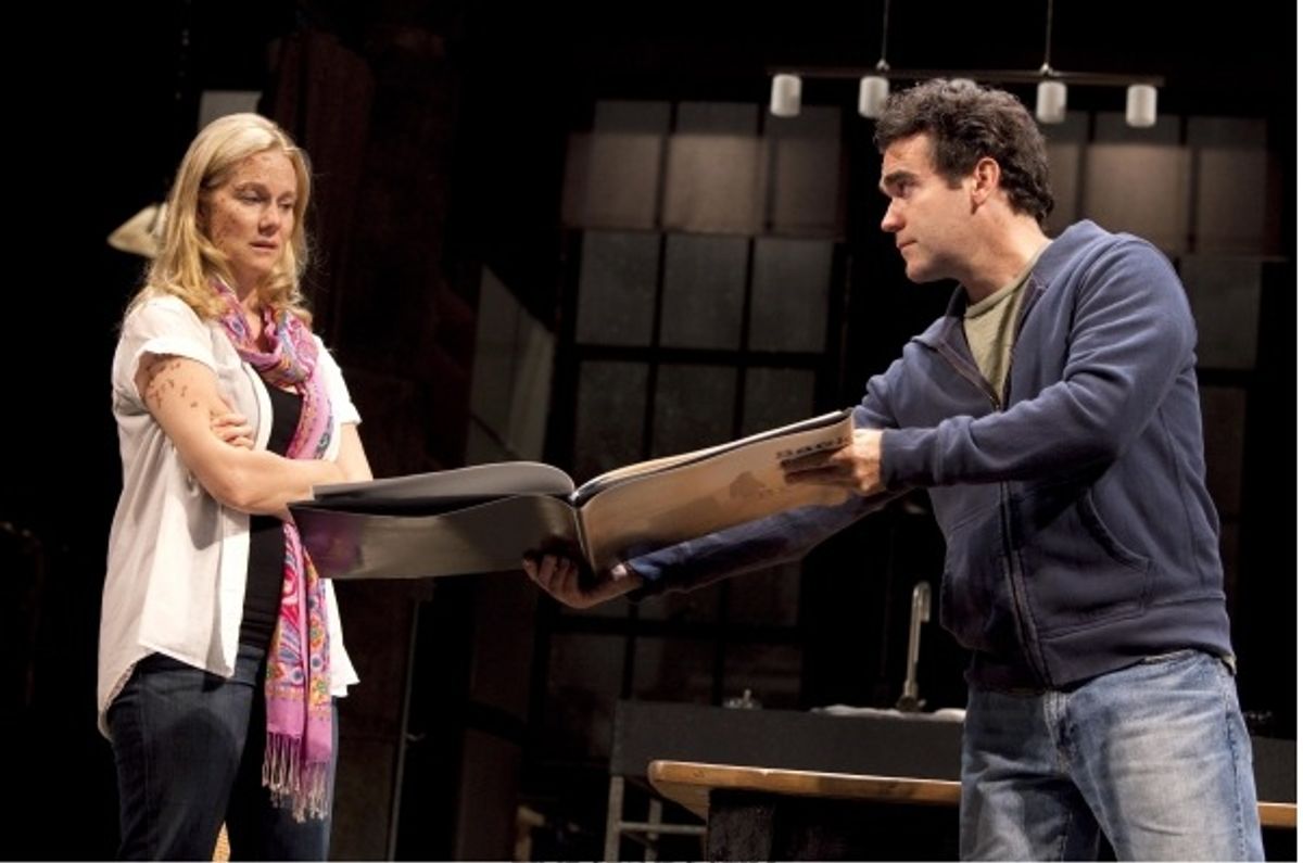 Laura Linney and Brian D'Arcy James at 