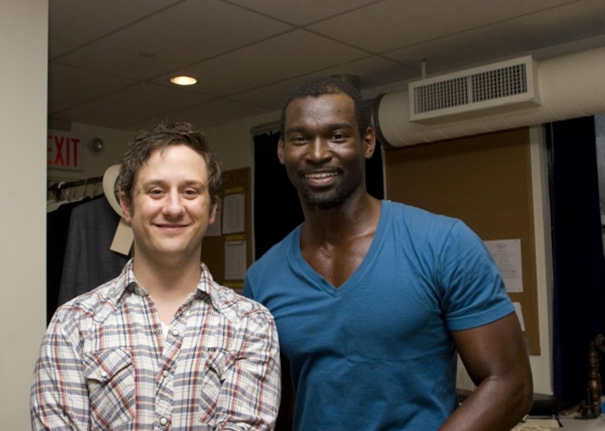 Christopher Fitzgerald and Isaiah Johnson at 