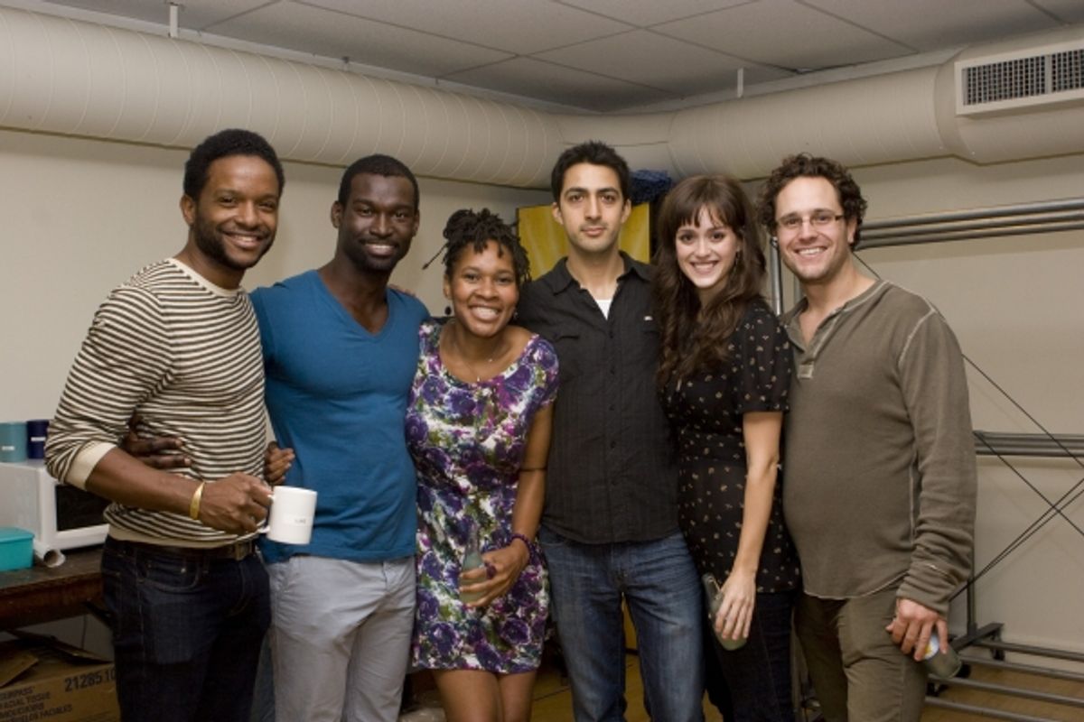 Luke Forbes, Isaiah Johnson, Tia James, Dorien Makhloghi, Heather Lind and Bryce Gill at 