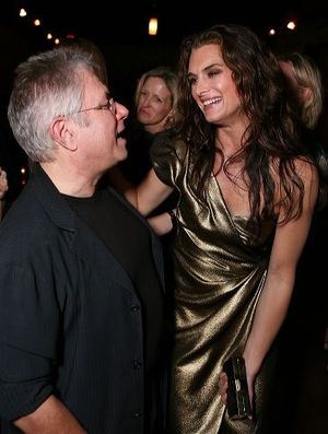 Alan Menken (L) and cast member Brooke Shields Photo