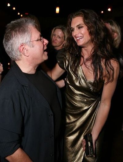 Alan Menken (L) and cast member Brooke Shields Photo