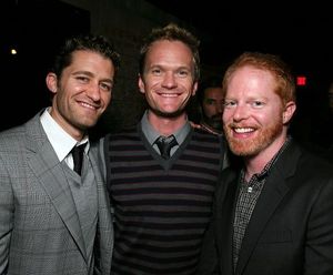 Matthew Morrison, Neil Patrick Harris and Jesse Tyler Ferguson  Photo