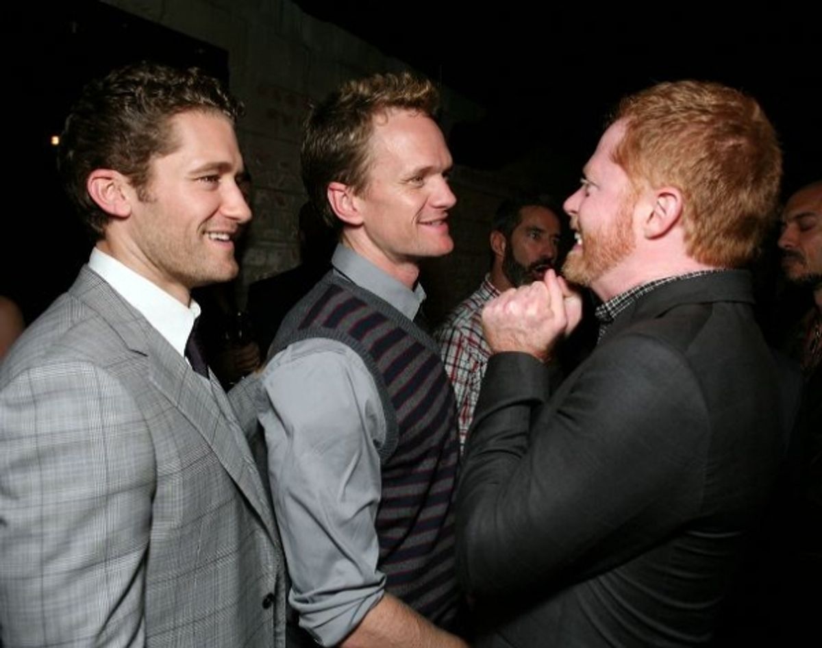 Matthew Morrison, Neil Patrick Harris and Jesse Tyler Ferguson  at 