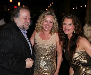 Ricky Jay, writer Janus Cercone and cast member Brooke Shields Photo