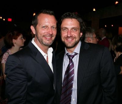 Rob Ashford (L) and cast member Raul Esparza Photo