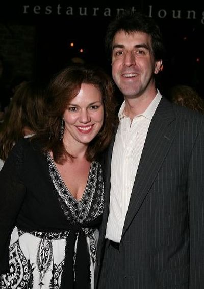 Jason Robert Brown (R) and wife Georgia Stitt  Photo