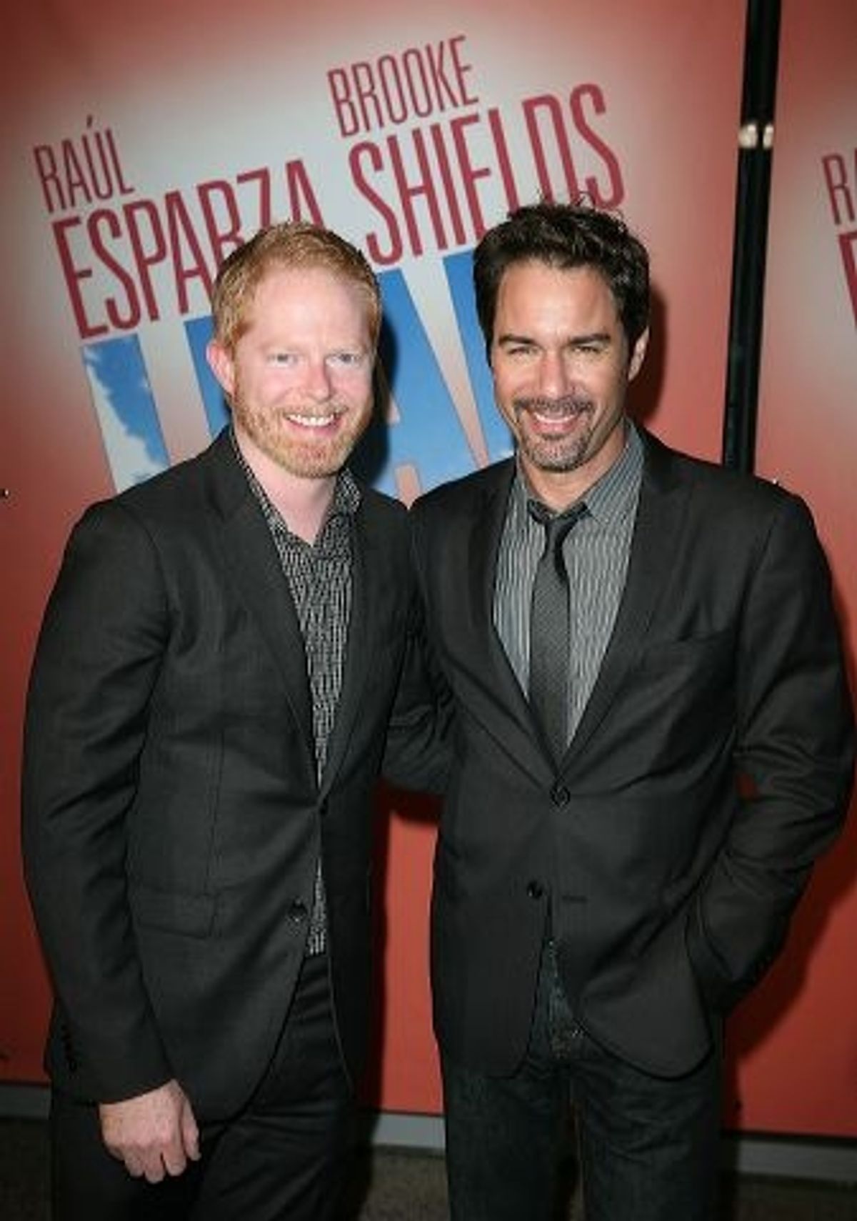 Jesse Tyler Ferguson (L) and Eric McCormack at 