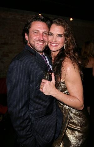 Raul Esparza (L) and Brooke Shields Photo