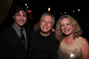 Glenn Slater, composer Alan Menken and writer Janus Cercone Photo