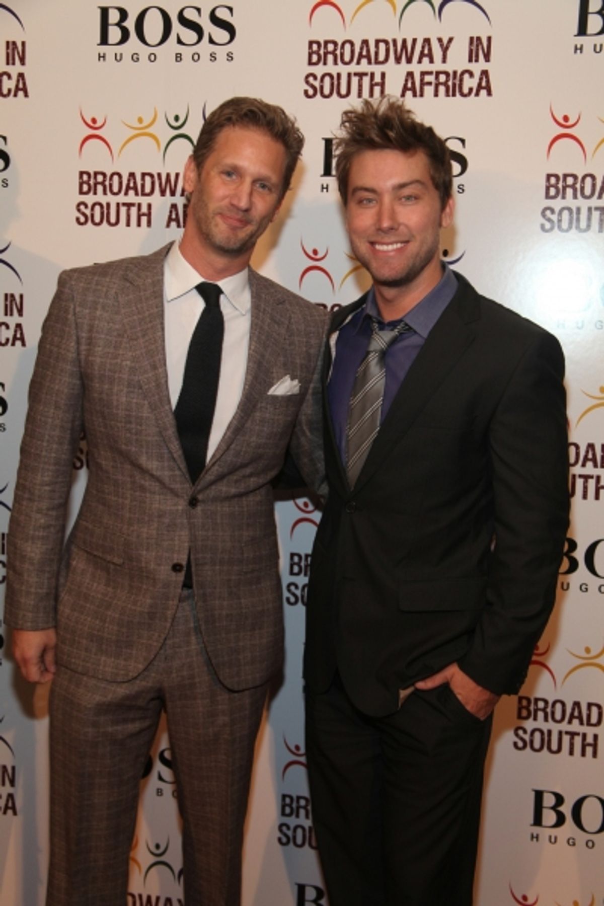 Ward Simmons and Lance Bass at 