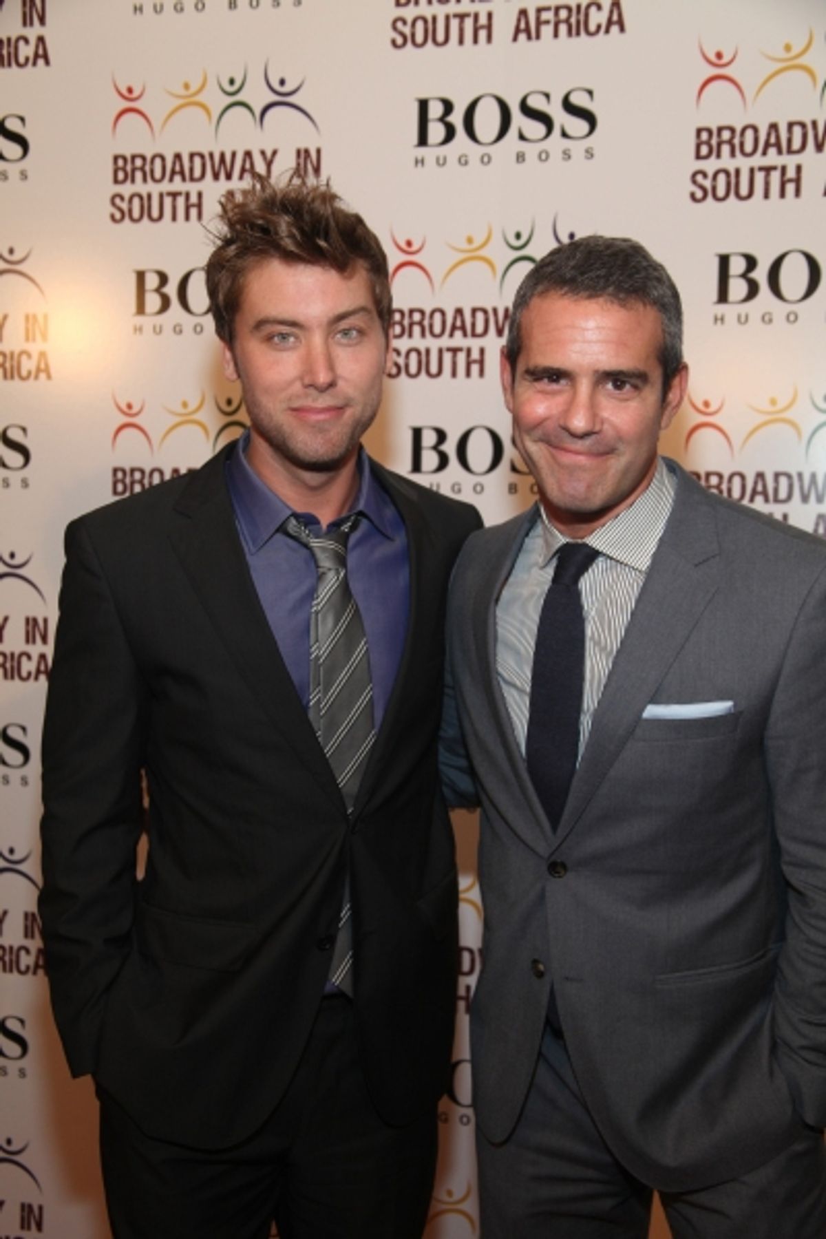 Lance Bass and Andy Cohen at 