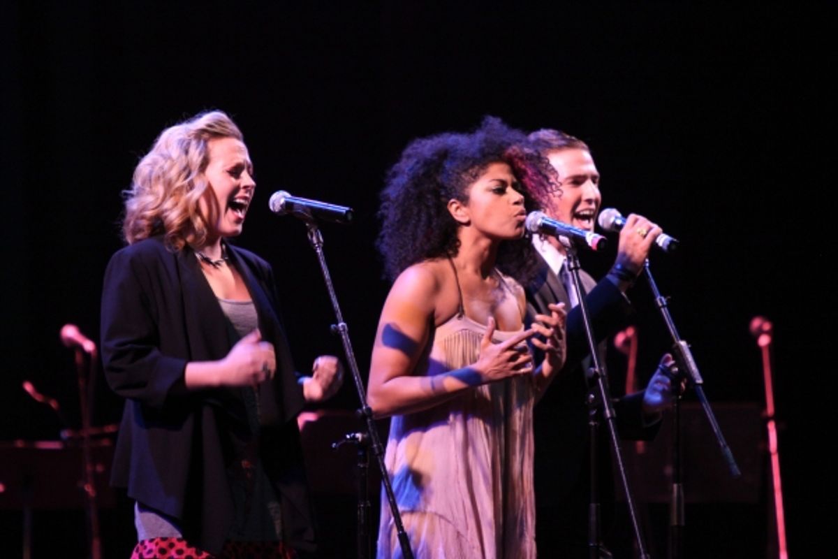 Tracy McDowell, Rebecca Naomi Jones and Morgan Karr at 