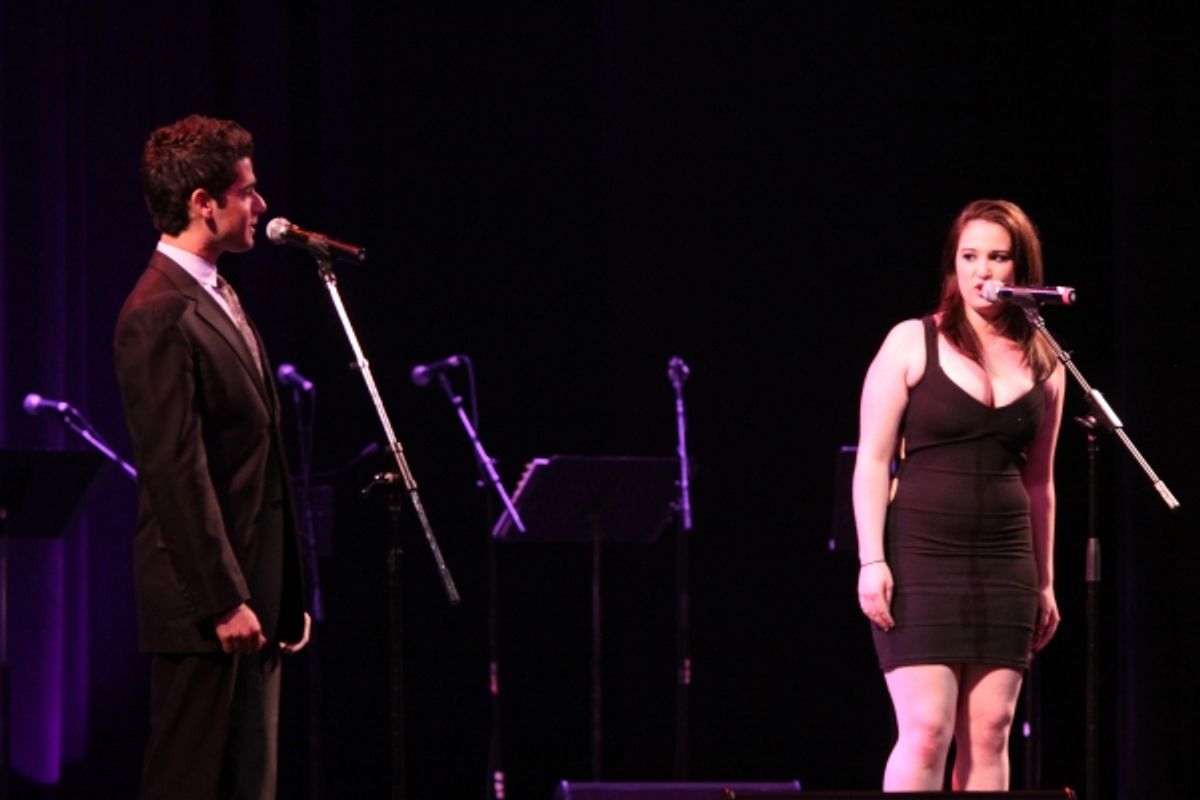 Adam Kantor and Emma Hunton at 