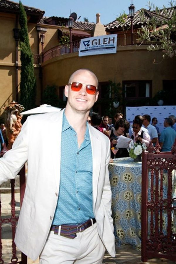 Peter Paige at GLEH Garden Party Photo