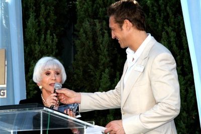 GLEH Honoree Rona Barrett with Robert Gant Photo