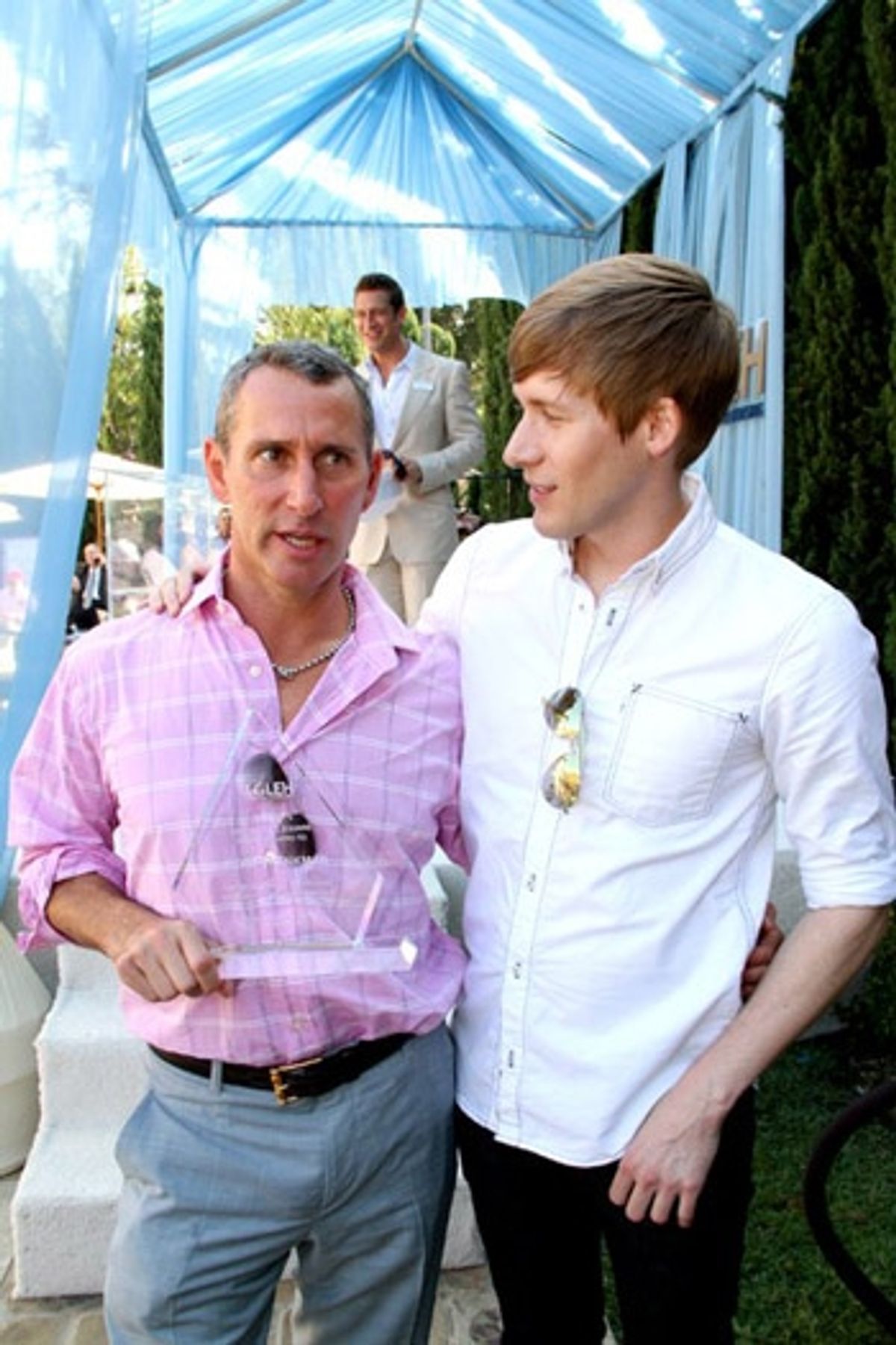Honoree Dir. Adam Shankman with Oscar winning Writer Dustin Lance Black at 