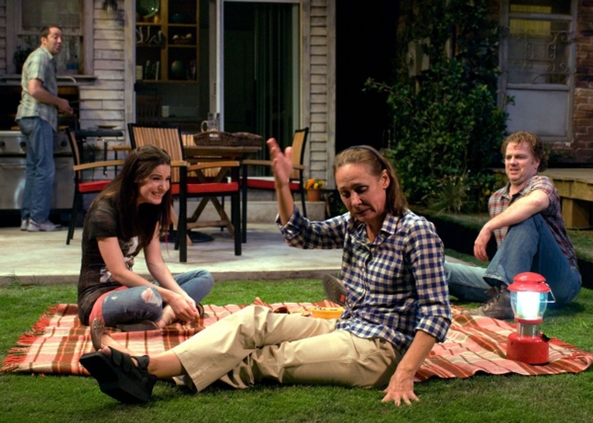 Ian Barford, Kate Arrington, Laurie Metcalf and Kevin Anderson at 