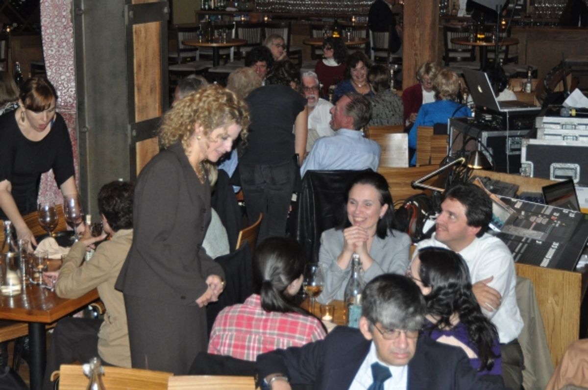 Laura Savini (Vice President, WLIW TV 21) meets the supporters of the show at 