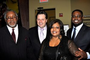 Samuel Dixon,  Anthony Kearns,  Alfreda Burke and Rodrick Dixon Photo
