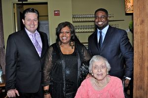 Anthony Kearns, Alfreda Burke, Rodrick Dixon and Celeste Holm Photo